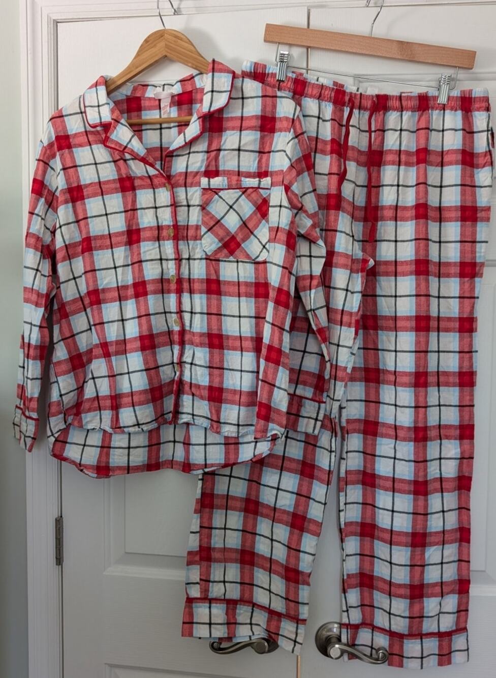 Wondershop Cotton Plaid Pajama Set